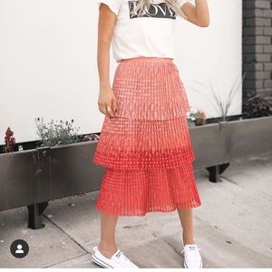 Anthropology Maeve Lace Skirt